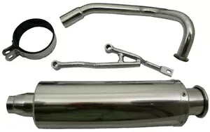 SSP-G QMB139 50cc、4 ストローク パフォーマンス エキゾースト - ラウンド SSP-G QMB139 50cc, 4-Stroke Performance Exhaust - Round 【並行輸入品】