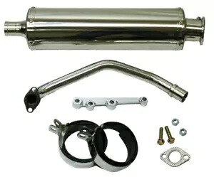 SSP-G 第2世代 ラウンドステンレス社外エキゾースト GY6 150cc用 SSP-G 2nd GEN ROUND STAINLESS STEEL AFTER-MARKET EXHAUST FOR GY6 150cc 【並行輸入品】