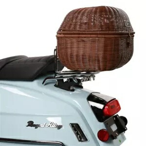 スクーター / リアカーゴバスケット (ラウンド) 取り外し可能なライナー付き、ほとんどのスクーターに適合 SCOOTER / REAR CARGO BASKET (ROUND) WITH REMOVABLE LINER FITS MOST SCOOTERS 【並行輸入品】