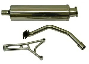 SSP-G レトロスタイル GY6 パフォーマンスエキゾースト SSP-G Retro Style GY6 Performance Exhaust 【並行輸入品】