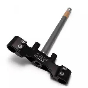 NCY ステアリングステム/トリプルツリー (ブラック) ホンダ ラッカス用 NCY STEERING STEM / TRIPLE TREE (BLACK) FOR HONDA RUCKUS 【並行輸入品】