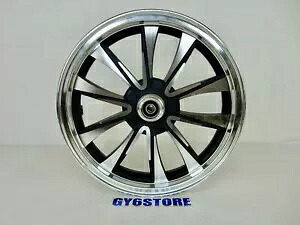 TAO TAO サンダー用 50cc フロントホイール、ブレード (2.5 X 12 インチ クローム ホイール) *OEM* 50cc FRONT WHEEL FOR TAO TAO THUNDER, BLADE (2.5 X 12\