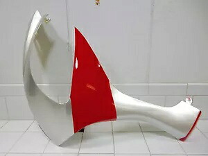TAOTAO VIP 150cc フロント左プラスチック (レッドとシルバートリム) *新品* TAOTAO VIP 150cc FRONT LEFT PLASTIC (RED WITH SILVER TRIM) *NEW* 【並行輸入品】