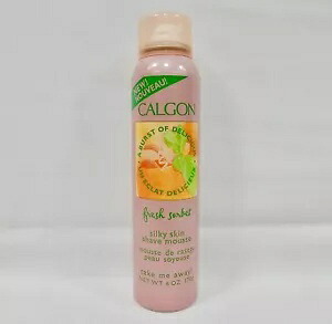 カルゴン フレッシュ シャーベット シルキー スキン シェイブ ムース 6.0 オンス CALGON FRESH SORBET SILKY SKIN SHAVE MOUSSE 6.0 OZ 【並行輸入品】