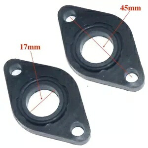 50cc QMB139 モーターを搭載した中国製スクーター用インテークマニホールドスペーサー/ガスケット INTAKE MANIFOLD SPACER / GASKET FOR CHINESE SCOOTERS WITH 50cc QMB139 MOTORS 【並行輸入品】