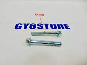 M8 / 8mm x 55mm フランジボルト * 2 パック * スクーター、ATVS、UTVS カート用 M8 / 8mm x 55mm FLANGE BOLTS *2 PACK* FOR SCOOTERS ATVS UTVS KARTS 【並行輸入品】