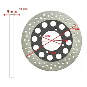 リアブレーキディスクロータースズキ GS 500 E 1988-2003 GS 500 F 2004-2008 Rear Brake Disc Rotor For Suzuki GS 500 E 1988-2003 GS 500 F 2004-2008 【並行輸入品】