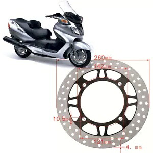 オートバイブレーキディスクロータースズキ AN650 Skywave650 Burgman650 AN 650 02-05 Motorcycle Brake Disc Rotors For Suzuki AN650 Skywave650 Burgman650 AN 650 02-05 【並行輸入品】
