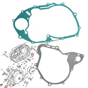 クラッチジェネレーターカバーガスケットヤマハ XVS650 ドラッグスター 97-02 XVS650A XVS400 Clutch Generator Cover Gasket For Yamaha XVS650 Drag Star 97-02 XVS650A XVS400 【並行輸入品】