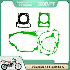 OZOEMPT エンジンシリンダークランクケース修理ガスケットホンダ AX-1 NX250 88-90 に適用 OZOEMPT Engine Cylinder Crankcase Repair Gasket Apply to Honda AX-1 NX250 88-90 【並行輸入品】