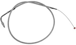 バーネット プッシュ アイドル ケーブル +10 ステンレス ブレイド #115113 ハーレーダビッドソン Barnett Push Idle Cable +10 Stainless Braided #115113 Harley Davidson 【並行輸入品】