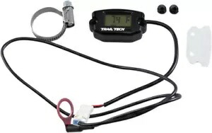 Trail Tech 表面実装温度計 スパークプラグセンサー付き ブラック 10.00mm Trail Tech Surface Mount Temperature Meter with Spark Plug Sensor Black 10.00mm 【並行輸入品】