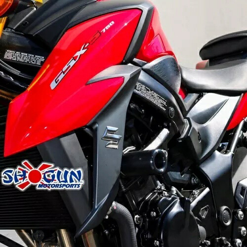 Shogun スタンダード フレームスライダー ブラック ノーカット 750-5619 スズキ GSX-S750/GSX-S750Z用 Shogun Standard Frame Slider Black No Cut 750-5619 for Suzuki GSX-S750/GSX-S750Z 【並行輸入品】