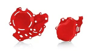 Acerbis X-Power エンジン カバー キット レッド #2982510004 ホンダ CRF300L 2021-2024 に適合 Acerbis X-Power Engine Cover Kit Red #2982510004 fits Honda CRF300L 2021-2024 【並行輸入品】