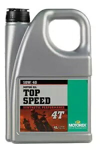 モトレックス トップスピード 4T 4L 10W40 Motorex Top Speed 4T 4L 10W40 【並行輸入品】
