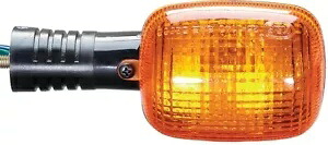 K&S DOT ターンシグナルアセンブリ ブラックアンバーレンズ ホンダ CB900/CBR 600/CBR 1000用 K&S DOT Turn Signal Assembly Black Amber Lens for Honda CB900/CBR 600/CBR 1000 【並行輸入品】