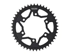 Vortex スチール リア スプロケット 45T 525 ブラック スズキ/ヤマハ GSXR600/GSXR750/R6 に適合 Vortex Steel Rear Sprocket 45T 525 Black fits Suzuki/Yamaha GSXR600/GSXR750/R6 【並行輸入品】