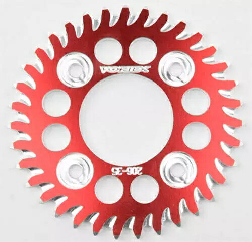 Vortex CAT5 アルミニウム リア スプロケット 34T レッド #206ZR-34 ホンダ グロム 125 に適合 Vortex CAT5 Aluminum Rear Sprocket 34T Red #206ZR-34 fits Honda Grom 125 【並行輸入品】