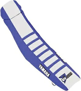 Dcor リブシートカバー ブルー/ホワイト/ブルー #30-50-131 ヤマハ YZ125/YZ250/YZ250X用 Dcor Ribbed Seat Cover Blue/White/Blue #30-50-131 for Yamaha YZ125/YZ250/YZ250X 【並行輸入品】