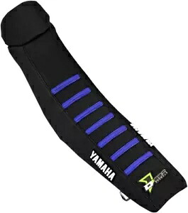 Dcor リブシートカバー ブラック/ブラック/ブルー #30-50-470 ヤマハ YZ450F/YZ250F用 Dcor Ribbed Seat Cover Black/Black/Blue #30-50-470 for Yamaha YZ450F/YZ250F 【並行輸入品】