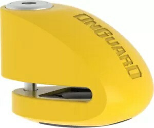 Onguard スマート アラーム ディスク ロック (10mm ピン付き) イエロー Onguard Smart Alarm Disc Lock With 10mm Pin Yellow 【並行輸入品】