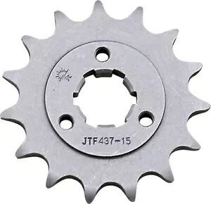 スズキ DR 600 R 1985-1989 JT シルバー フロント スプロケット 15T 520 JTF437.15 Suzuki DR 600 R 1985-1989 JT Silver Front Sprocket 15T 520 JTF437.15 【並行輸入品】