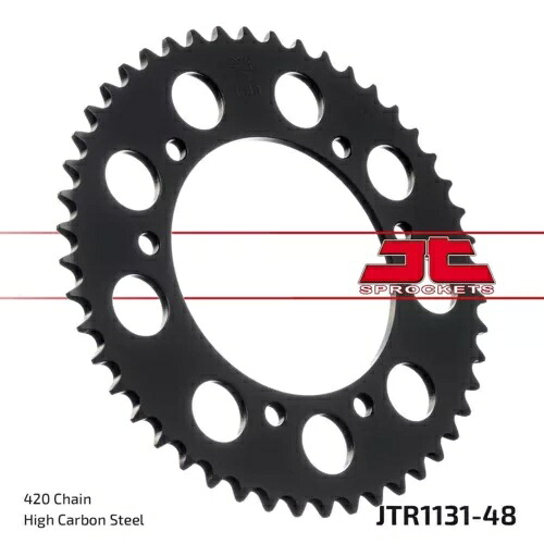 アプリリア SX 50 2006-2017 JT ブラック リア スプロケット 48T 420 JTR1131.48 Aprilia SX 50 2006-2017 JT Black Rear Sprocket 48T 420 JTR1131.48 【並行輸入品】