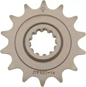 ハスクバーナ WR 250 1983-1989 JT シルバー フロント スプロケット 14T 520 JTF823.14 Husqvarna WR 250 1983-1989 JT Silver Front Sprocket 14T 520 JTF823.14 【並行輸入品】