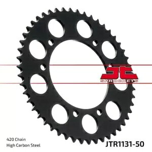 ダービ SENDA 50 SM 2003-2008 JT ブラック リア スプロケット 50T 420 JTR1131.50 Derbi SENDA 50 SM 2003-2008 JT Black Rear Sprocket 50T 420 JTR1131.50 【並行輸入品】