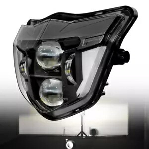 LED E24 防水ヘッドライトアセンブリ DRL 高ロービームヤマハ WR 450 F 250F LED E24 Waterproof Headlight Assembly DRL High Low Beam For YAMAHA WR 450 F 250F 【並行輸入品】