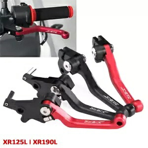 XR ロゴ CNC ピボットクラッチブレーキレバーキット黒赤ホンダ XR 125 L 190 L XR LOGO CNC Pivot Clutch Brake Levers Kits Black Red For Honda XR 125 L 190 L 【並行輸入品】
