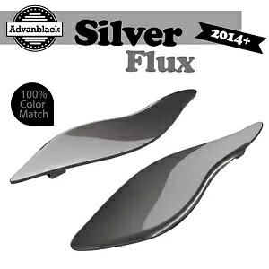 エア ディフレクター バットウィング フェアリング ディフレクター ウィンド 14 歳以上のハーレーに適合 SILVER FLUX Air Deflectors Batwing Fairing Deflectors Wind Fits 14+ Harley SILVER FLUX 【並行輸入品】