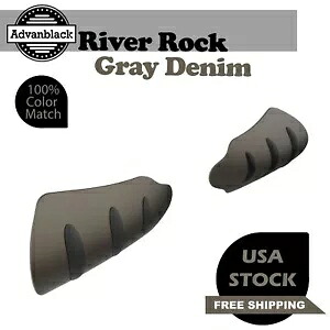 River Rock グレーデニムハンドガード ハーレーツーリング & ソフテイルに適合 Advanblack River Rock Gray Denim Hand Guard Fits for Harley Touring & Softails Advanblack 【並行輸入品】 55,440円