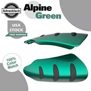 アルパイン グリーン ハンドガード ハーレー ツーリング & ソフテイル Advanblack に適合 Alpine Green Hand Guard Fits for Harley Touring & Softails Advanblack 【並行輸入品】