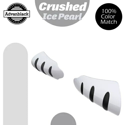 クラッシュドアイスパールハンドガード ハーレーツーリング&ソフテイル用 アドバンブラック Crushed Ice Pearl Hand Guard Fits for Harley Touring & Softails Advanblack 【並行輸入品】