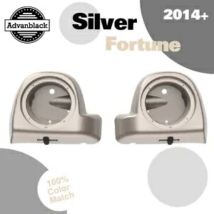 シルバーフォーチュン 6.5 インチスピーカーポッド Rushmore 下部ベントフェアリング 2014+ ハーレー用 SILVER FORTUNE 6.5\