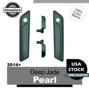 14+ ハーレー ツーリング ディープ ジェイド パール サドルバッグ リッド レバー & ラッチ カバー セット キット用 For 14+ Harley Touring Deep Jade Pearl Saddlebag Lid Lever & Latch Cover Set Kit 【並行輸入品】