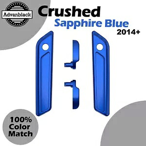 14 歳以上のハーレー クラッシュ サファイア サドルバッグ リッド レバー & ラッチ カバー セット キット用 For 14+ Harley Crushed Sapphire Saddlebag Lid Lever & Latch Cover Set Kit 【並行輸入品】 52,800円