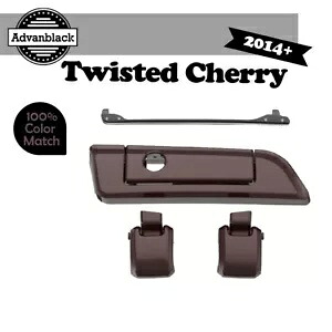 Advanblack ツイストチェリーヒンジラッチ ハーレーレイザーチョップドキングツアーパック用 Advanblack TWISTED CHERRY Hinges Latch For Harley Razor Chopped King Tour Pack 【並行輸入品】