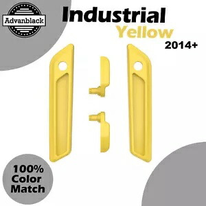 14+ ハーレー工業用 イエロー サドルバッグ リッド レバー & ラッチ カバー セット キット For 14+ Harley Industrial Yellow Saddlebag Lid Lever & Latch Cover Set Kit 【並行輸入品】