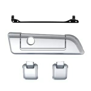 Advanblack スターダストシルバー ヒンジ ラッチ ハーレー レイザー チョップド キング ツアー パック用 Advanblack STARDUST SILVER Hinges Latch For Harley Razor Chopped King Tour Pack 【並行輸入品】