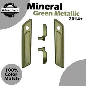 14+ ハーレー用 ミネラルグリーン メタリック サドルバッグ リッド レバー & ラッチ カバー セット キット For 14+ Harley Mineral Green Metallic Saddlebag Lid Lever & Latch Cover Set Kit 【並行輸入品】