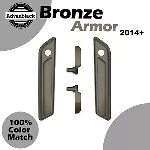 14+ ハーレー ツーリング ブロンズ アーマー サドルバッグ リッド レバー & ラッチ カバー セット キット用 For 14+ Harley Touring Bronze Armor Saddlebag Lid Lever & Latch Cover Set Kit 【並行輸入品】