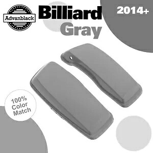 Advanblack ビリヤード グレー ノーマル ストレッチ サドルバッグ蓋 ハーレー 14+ に適合 Advanblack Billiard Gray Normal Stretched Saddlebag Lids Fits Harley 14+ 【並行輸入品】