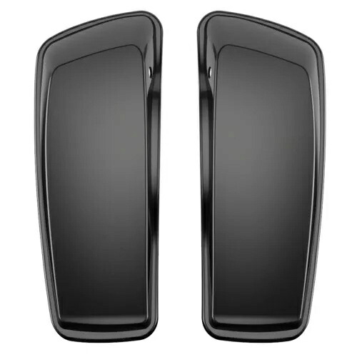 Advanblack ブラック パール ノーマル ストレッチ サドルバッグ蓋 ハーレー 14+ に適合 Advanblack Black Pearl Normal Stretched Saddlebag Lids Fits Harley 14+ 【並行輸入品】