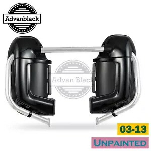 Advanblack 未塗装下部ベントフェアリングセット ハーレー HD ロードグライド 03-13 用 Advanblack Unpainted Lower Vented Fairing Set For Harley HD Road Glide 03-13 【並行輸入品】