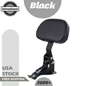 調節可能なドライバーバックレスト ライダーバックレスト 取り付けキット付き ハーレー2009+に適合 Adjustable Driver Backrest Riders Backrest With Mounting Kit Fits Harley 2009+ 【並行輸入品】｜カスタムパーツ WORLD倉庫 61,710円