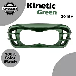 Advanblack ヘッドライトベゼル ハーレーロードグライド FLTRX 2015+ キネティックグリーン用 Advanblack Headlight Bezel For Harley Road Glide FLTRX 2015+ KINETIC GREEN 【並行輸入品】｜カスタムパーツ WORLD倉庫