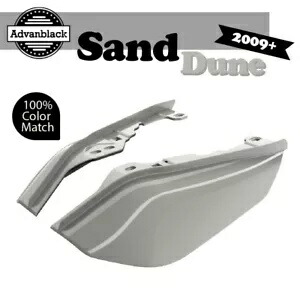 ミッドフレームエアディフレクターヒートシールドトリムカバーハーレーツーリングSAND DUNE用 Mid Frame Air Deflectors Heat Shield Trim Covers For Harley Touring SAND DUNE 【並行輸入品】