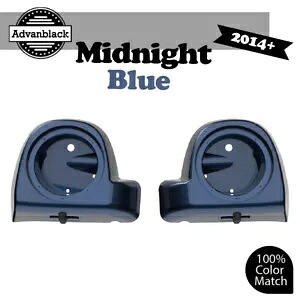 ミッドナイトブルー 6.5 インチ スピーカーポッド 下部フェアリング 14 年以上のハーレー FLHR FLHXS FLTRX に適合 Midnight Blue 6.5'' Speaker Pods Lower Fairings Fits 14+ Harley FLHR FLHXS FLTRX 【並行輸入品】